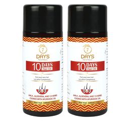 7 DAYS 2-Pcs 10-Days Hair Oil with Aloevera & Onion - 100 ml each-45