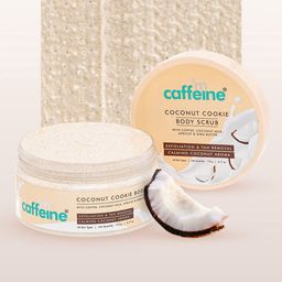 MCaffeine Coconut Cookie Body Scrub With Apricot & Shea Butter - 175g-28