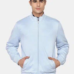 Blackberrys Men Purple & Blue Reversible Bomber Jacket-picture-46