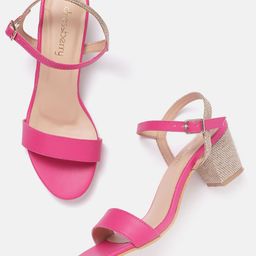 DressBerry Block Heeled Sandals-48
