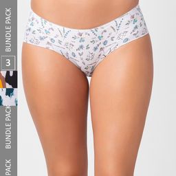 FashionRack Women Pack of 3 Assorted Seamless Hipsters Briefs-image-33