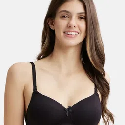 Jockey Wirefree Padded Cotton Medium Coverage Multiway Styling Tshirt Bra-FE23-7