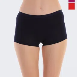 POOJA RAGENEE Women Pack Of 3 Assorted Anti Bacterial Boy Short Briefs-picture-36