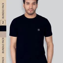 LUX NITRO Pack Of 2 Round Neck Lounge T-Shirts-image-90