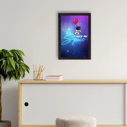 eCraftIndia Multicoloured Matt Texture Printed Framed UV Art Painting-image-9