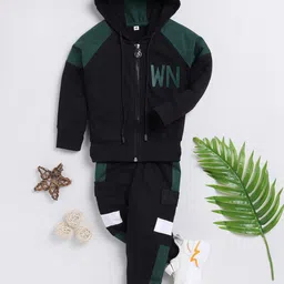 carrydreams Boys Colourblocked Pure Cotton Sweatshirt with Joggers-image-47