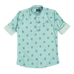 CAVIO Boys Comfort Printed Cotton Casual Shirt-image-17