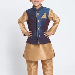 VASTRAMAY Boys Regular Kurta With Pyjama-9
