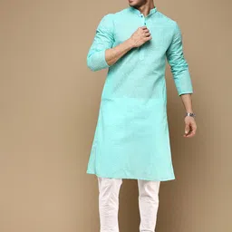 Sanwara Ethnic Motifs Embroidered Regular Thread Work Kurta with Churidar-picture-55