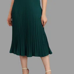 OTABU Women Flared A-Line Midi Skirt-picture-18