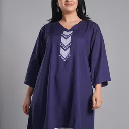 LetsDressUp PLus Size Floral Printed V-Neck Yoke Design Bell Sleeves A-Line Kurta-19