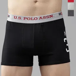 U.S. Polo Assn. Pack Of 4 Mid Rise Trunks-picture-33