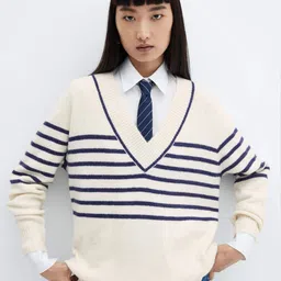 MANGO Women Striped Pullover-picture-53