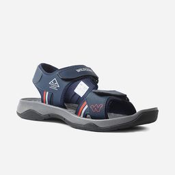 WILDCRAFT Men Navy Blue & Grey HYPAFLEX Engineered Restyle Sports Sandals-image-45