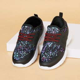 Pantaloons Junior Girls Printed Lace-Up Sneakers-image-44