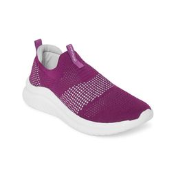 Forever Glam by Pantaloons Women Purple Textile Walking Non-Marking Shoes-picture-2