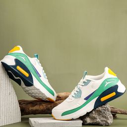 JQR Men RUMBA White Running Non-Marking Shoes-image-40