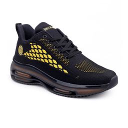 bacca bucci Men Black BLAZE  Triple Air Bounce Mid Top Training or Gym Shoes-29