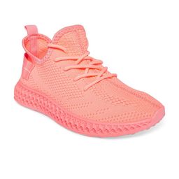 Forever Glam by Pantaloons Women Coral Pink Running Non-Marking Shoes-picture-1