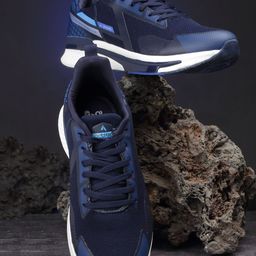 Action Men Mesh Running Non-Marking Lightweight Shoes-2