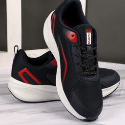 Campus Men Mesh Running Non-Marking Shoes-48