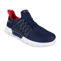 Campus Men Navy Blue Mesh High-Top Running Shoes-47