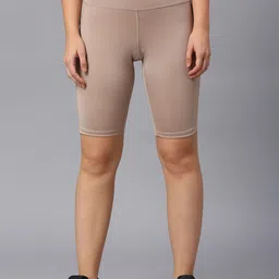 AESTHETIC NATION Women Slim Fit Mid-Rise Training or Gym Sports Shorts-Dri-FIT-image-9