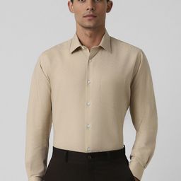 Van Heusen Geometric Printed Spread Collar Cotton Formal Shirt-image-13