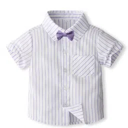 StyleCast x Revolte Boys Opaque Striped Party Shirt-11