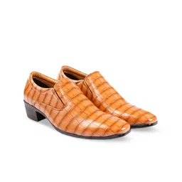 Bxxy Men Textured Formal Slip-On Shoes-image-26