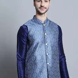 Jompers Printed Nehru Jacket image 1