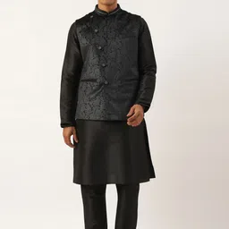 TheEthnic.Co Printed Nehru Jacket-picture-49