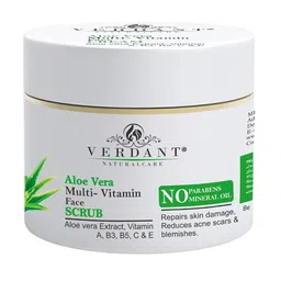 Verdant Natural Care Aloe Vera Multi-Vitamin Face Scrub with Vitamin A - 100 ml-11