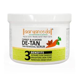 Aryanveda Detan Face Scrub With Milk Proteins and AHA - 200 g-35