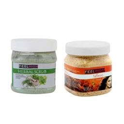 FEELHIGH Set of 2 Herbal & Saffron Face Scrubs - 500 ml Each-27