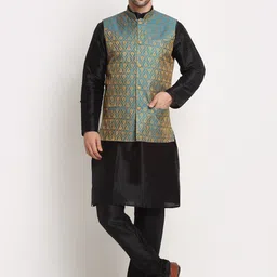 KRAFT INDIA  Men Kurta and Churidar with Nehru jacket-image-77