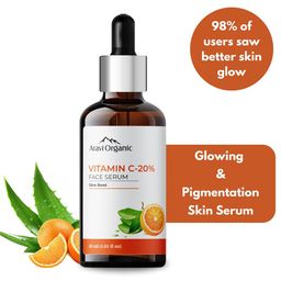 Aravi Organic 20% Vitamin C Face Serum for Brightening, Dark Spots & Dull Skin - 30 ml-14