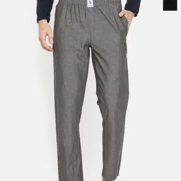 U.S. Polo Assn. Pack of 2 Men Mid-Rise Pure Cotton Straight Lounge Pants-picture-48