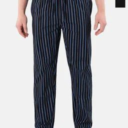 U.S. Polo Assn. Pack of 2 Men Striped Mid-Rise Pure Cotton Straight Lounge Pants-picture-46