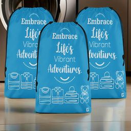 Kuber Industries Blue & white 3 Pieces Regular Shoes Organiser Organisers-44