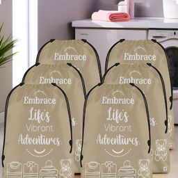 Kuber Industries Brown & white 6 Pieces Regular Shoes Organiser Organisers-40