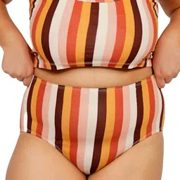 Butt-Chique Striped High Rise Basic Briefs-image-31
