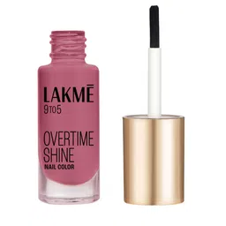 Lakme 9 to 5 Primer + Gloss Nail Color - Berry Business - 6 ml-9