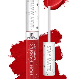 PERPAA Set Of 2 Stay Matte Non-Transfer 12hrs Liquid Lipsticks - Hot Pink 101 & Pink 110-14