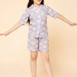 PICCOLO Girls Printed Night suit-image-80
