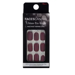 FACES CANADA Ultime Pro Splash Press On Nail Extensions - 16Pcs - Mulberry-11