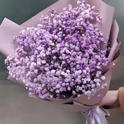 Artecasa Purple Dried Baby Breaths Flower-image-105