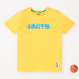 Ed-a-Mamma Boys Typography Printed Cotton T-shirt-picture-36
