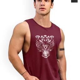 AUSK Pack Of 2 Printed Sleeveless Gym Innerwear Vests A719+730-image-99