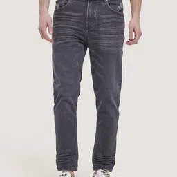 ALCOTT Men Slim Fit Light Fade Stretchable Jeans-image-65